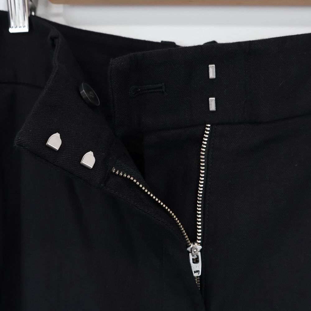 NWT Everlane The Wide-Leg High-Rise Trouser Pant In Stretch Linen Black Size 12 - Picture 8 of 11